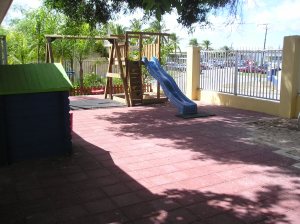 Schoolplein van Klein College