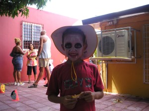 Indigo als vampiercowboy