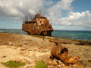Scheepswrak op Klein Curaçao