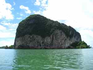 Phang Nga, de typische rotsen