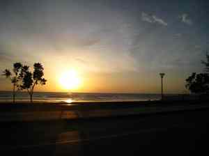 Zonsondergang Karon beach