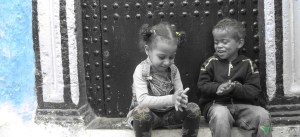 Kinderen voor hun huis