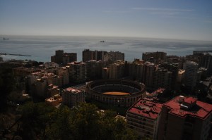 Uitzicht op de arena