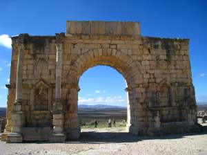 Volubilis, de stadspoort