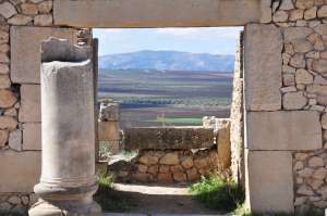 Volubilis, doorkijkje