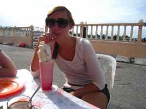 Aan de milkshake in Kuala Besut