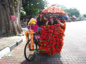 In de trishaw