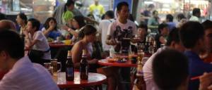 Jalan Alor, straat met hawker stalls