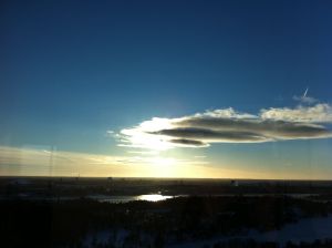 Uitzicht vanaf Kaknästornet