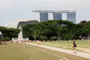 Singapore, Colonial district en Marina Bay