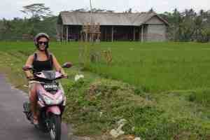 Scooteren in Ubud