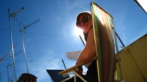 Studeren in het zonnetje