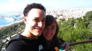 Málaga, uitzicht vanaf het Gibralfaro