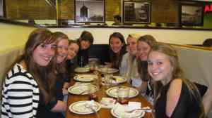 Tapas eten met de meiden