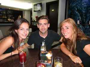 Afscheid Nora, Réka, Miguel en ik