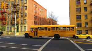 Harlem, yellow school bus