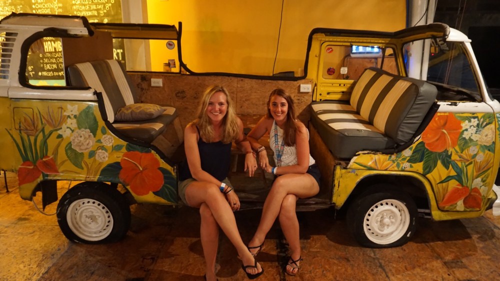 Celien en ik in Hostel Selina's